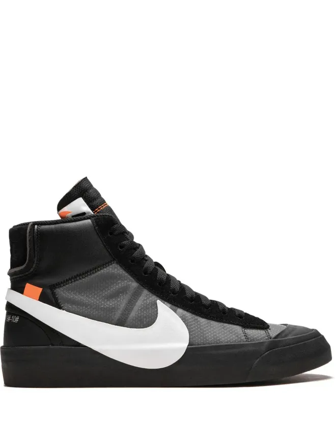 Nike X Off-White Nike X Off-White The 10: Blazer Mid Grim Reaper スニーカー ブラックの商品画像