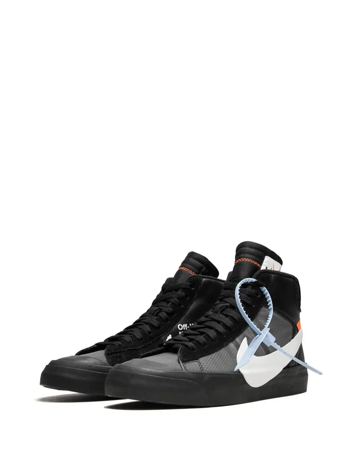 Nike X Off-White The 10: Blazer Mid Grim Reaper スニーカー ブラック - 画像2