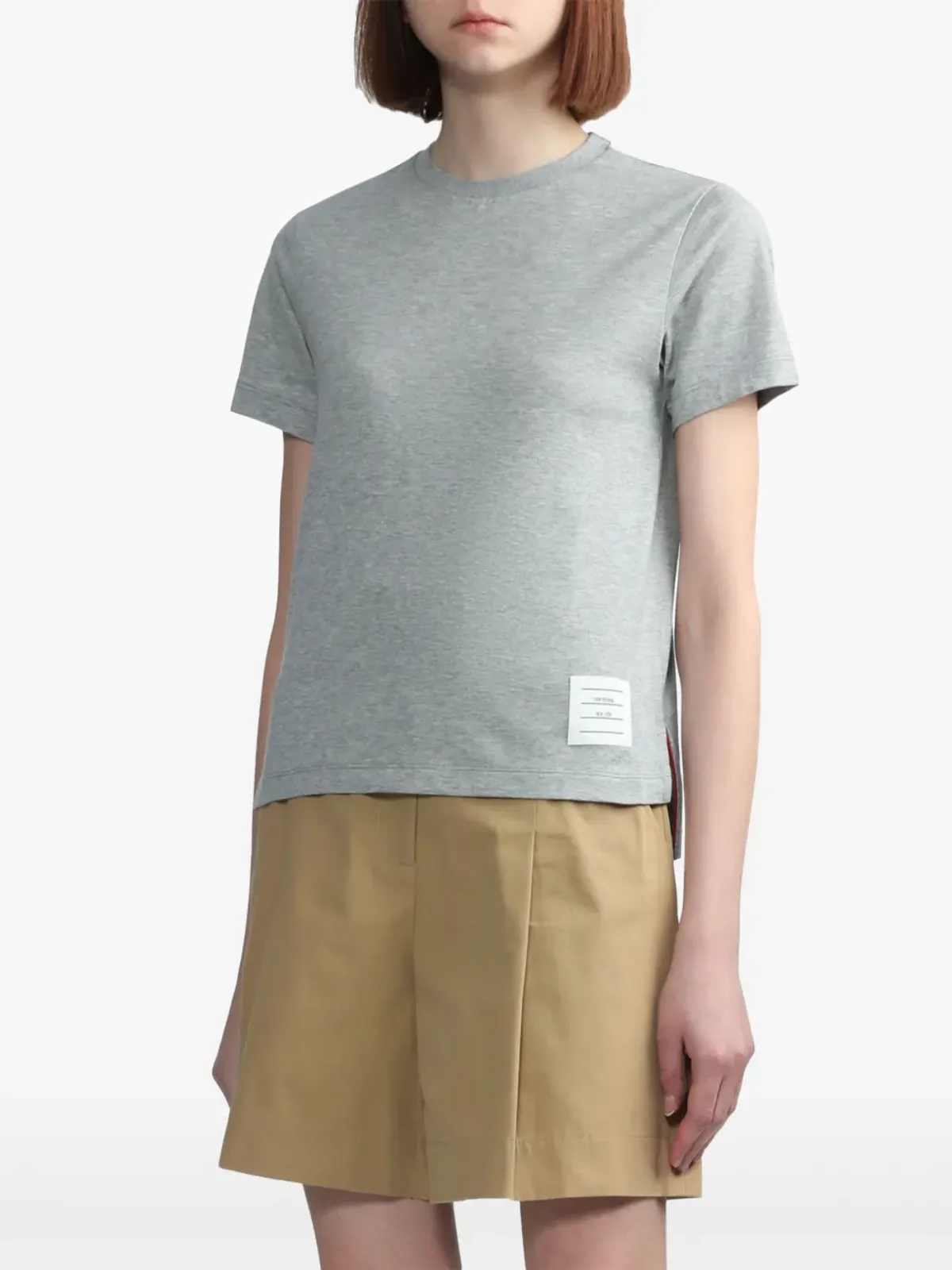Thom Browne ロゴパッチ半袖Tシャツ - 画像3