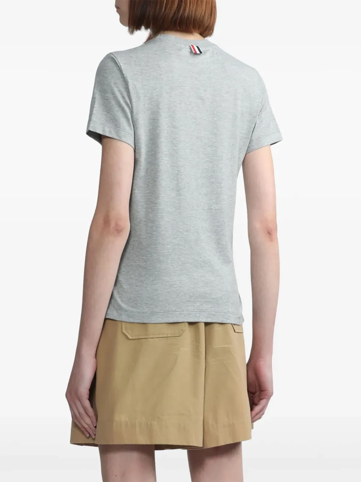 Thom Browne ロゴパッチ半袖Tシャツ - 画像4