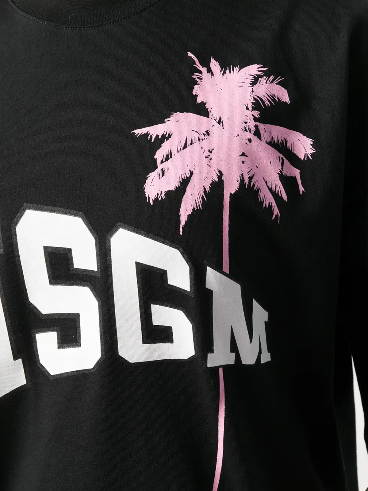MSGM ロゴ パームツリー Tシャツ - 画像5