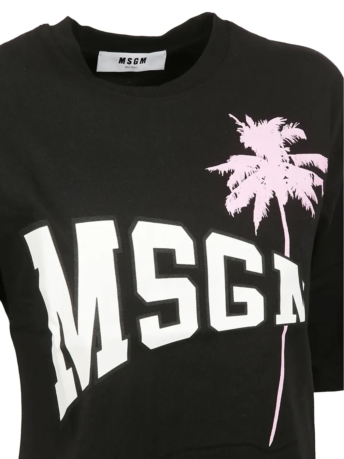 MSGM ロゴ パームツリー Tシャツ - 画像4