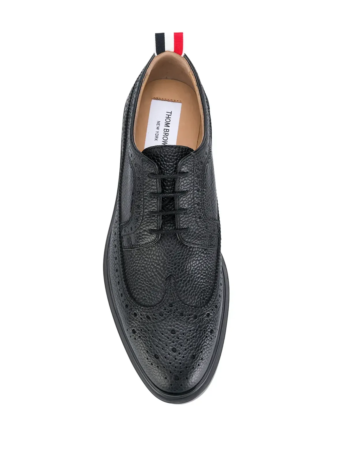 Thom Browne ロングウィング レザー ブローグス - 画像1