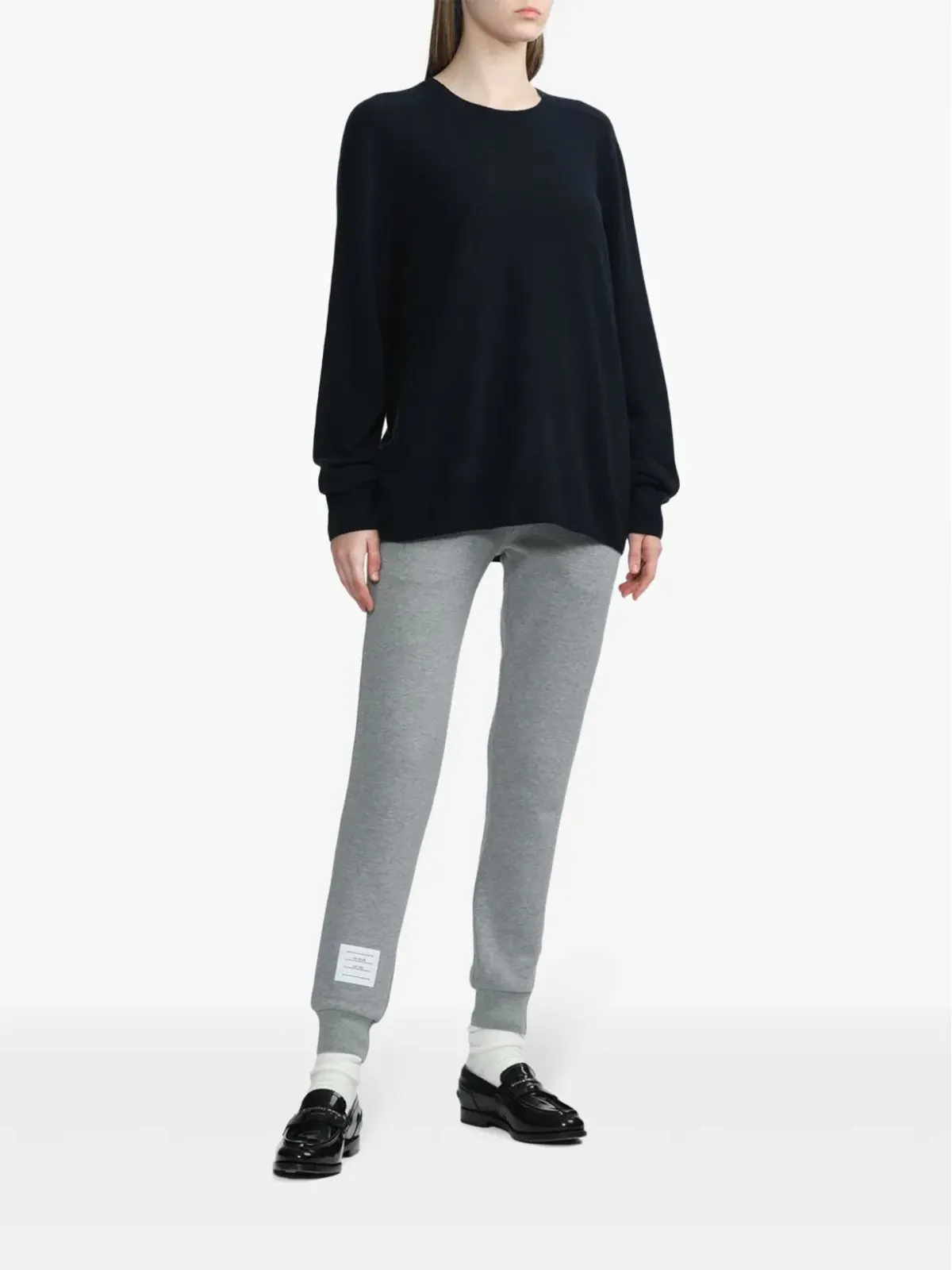 Thom Browne クラシック RWB コットン・トラックパンツ - グレー - 画像2