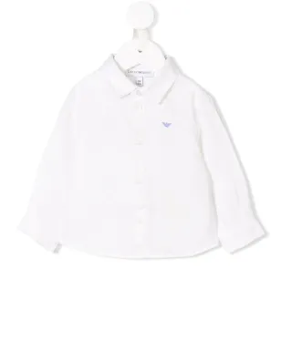 Emporio Armani Kids 刺繍ロゴシャツ - サムネイル1