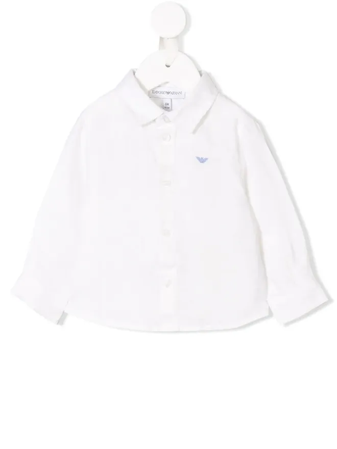 Emporio Armani Kids Emporio Armani Kids 刺繍ロゴシャツの商品画像