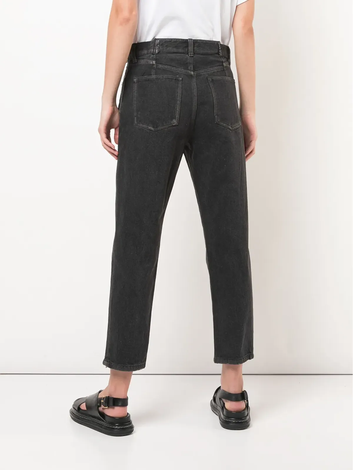 3.1 Phillip Lim ジップディテール クロップドジーンズ - 画像4