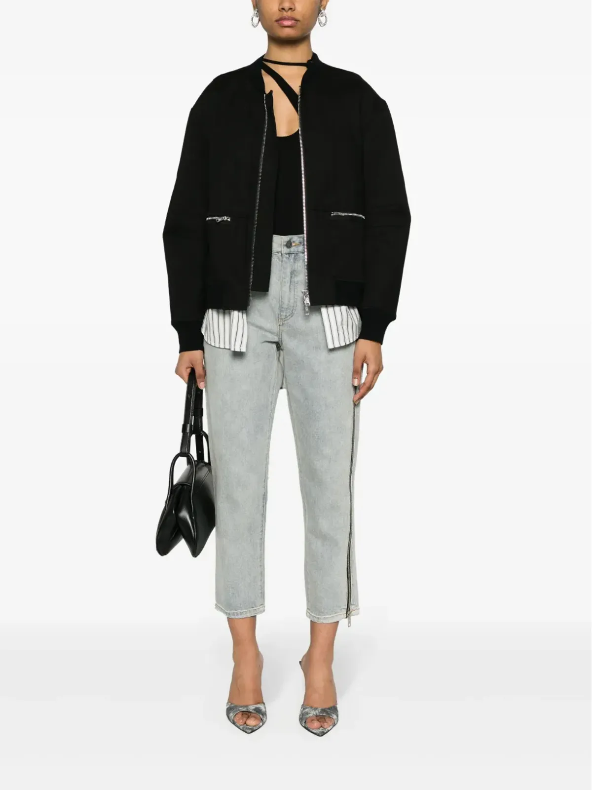 3.1 Phillip Lim ハイウェスト・クロップドジーンズ - 画像2