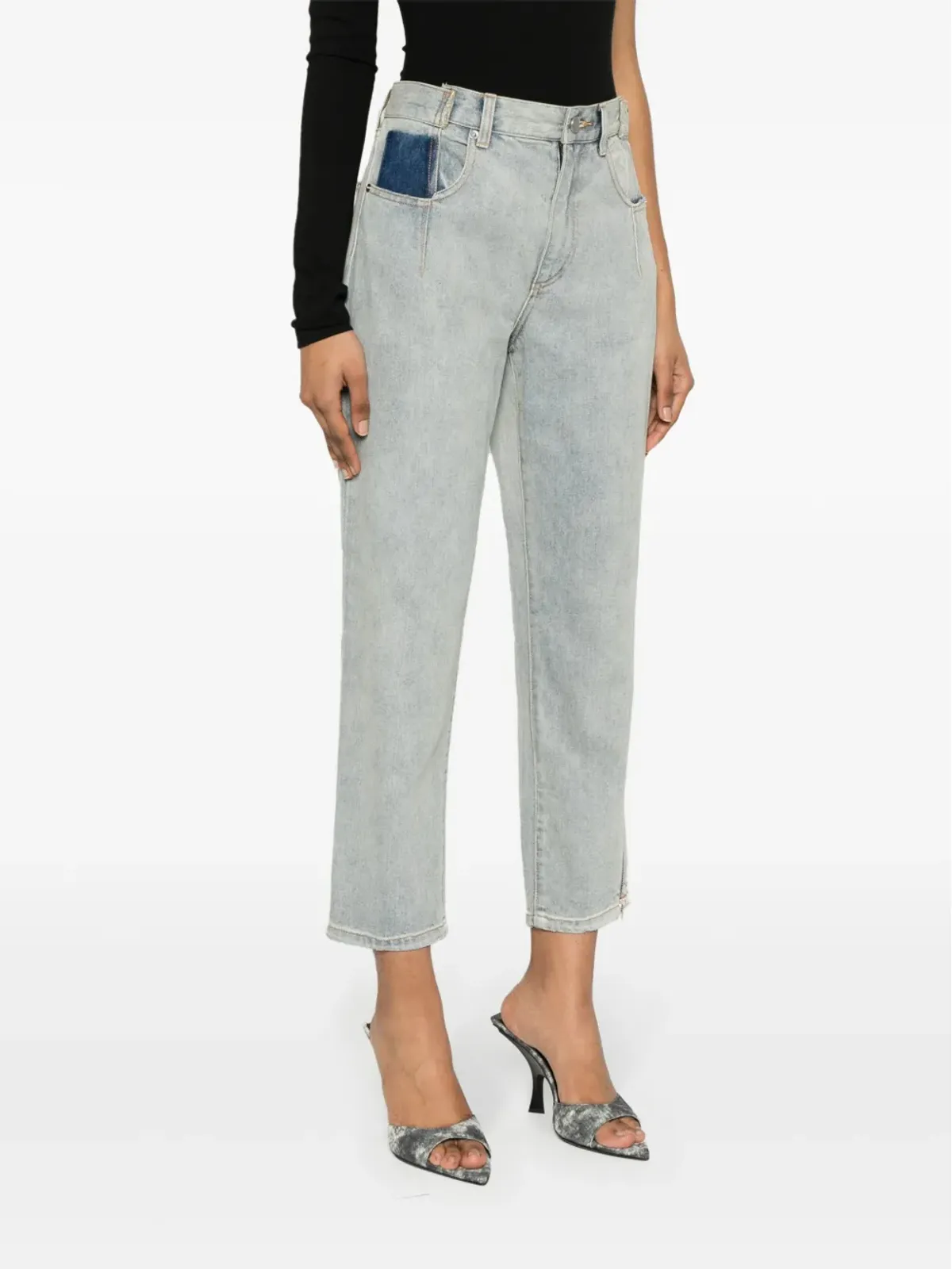 3.1 Phillip Lim ハイウェスト・クロップドジーンズ - 画像3