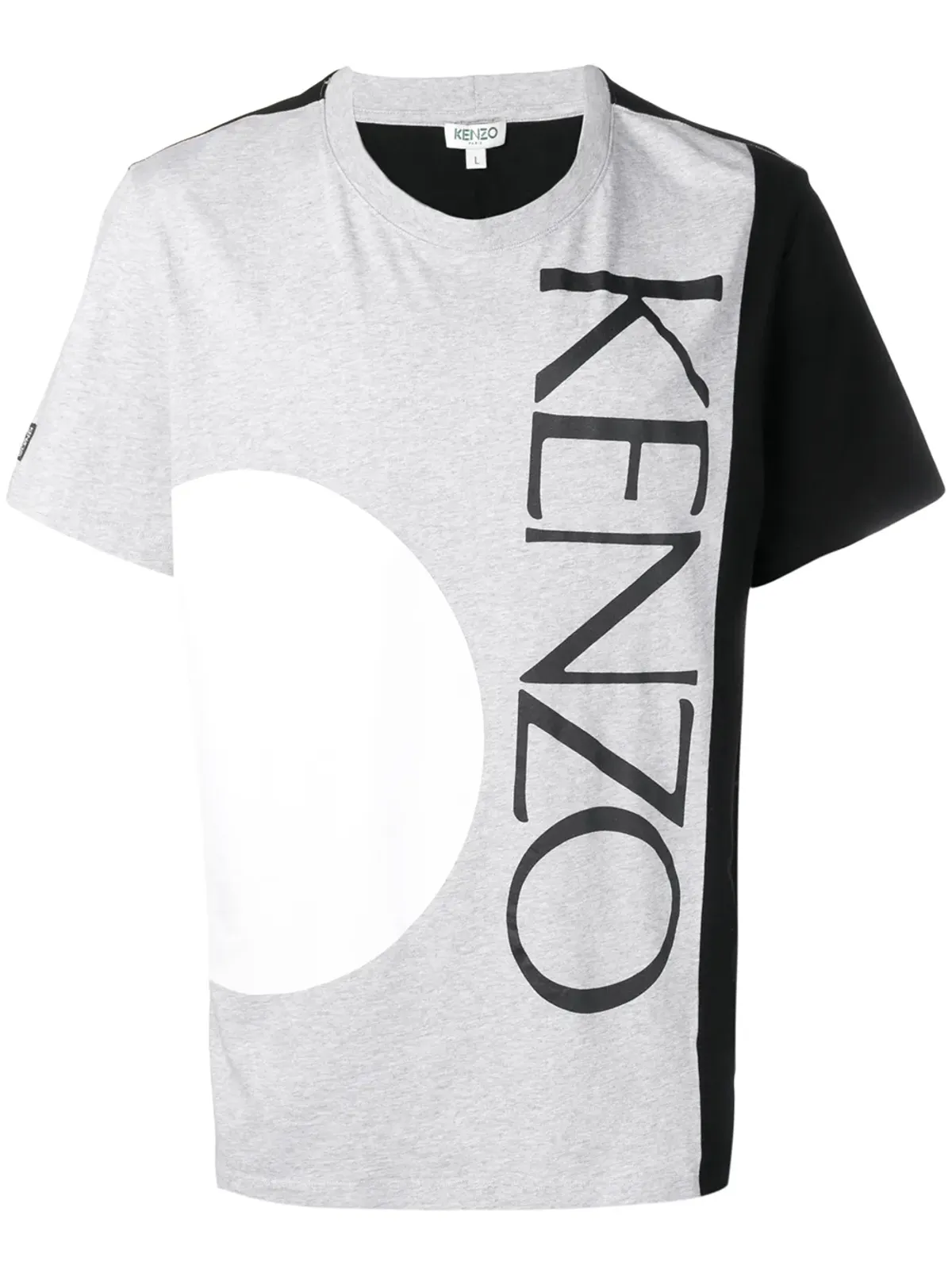 Kenzo ロゴ カラーブロック Tシャツ - グレー - 画像1