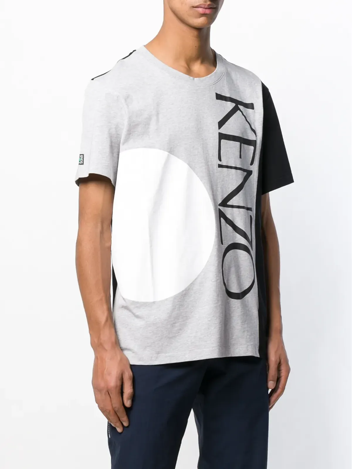 Kenzo ロゴ カラーブロック Tシャツ - グレー - 画像3