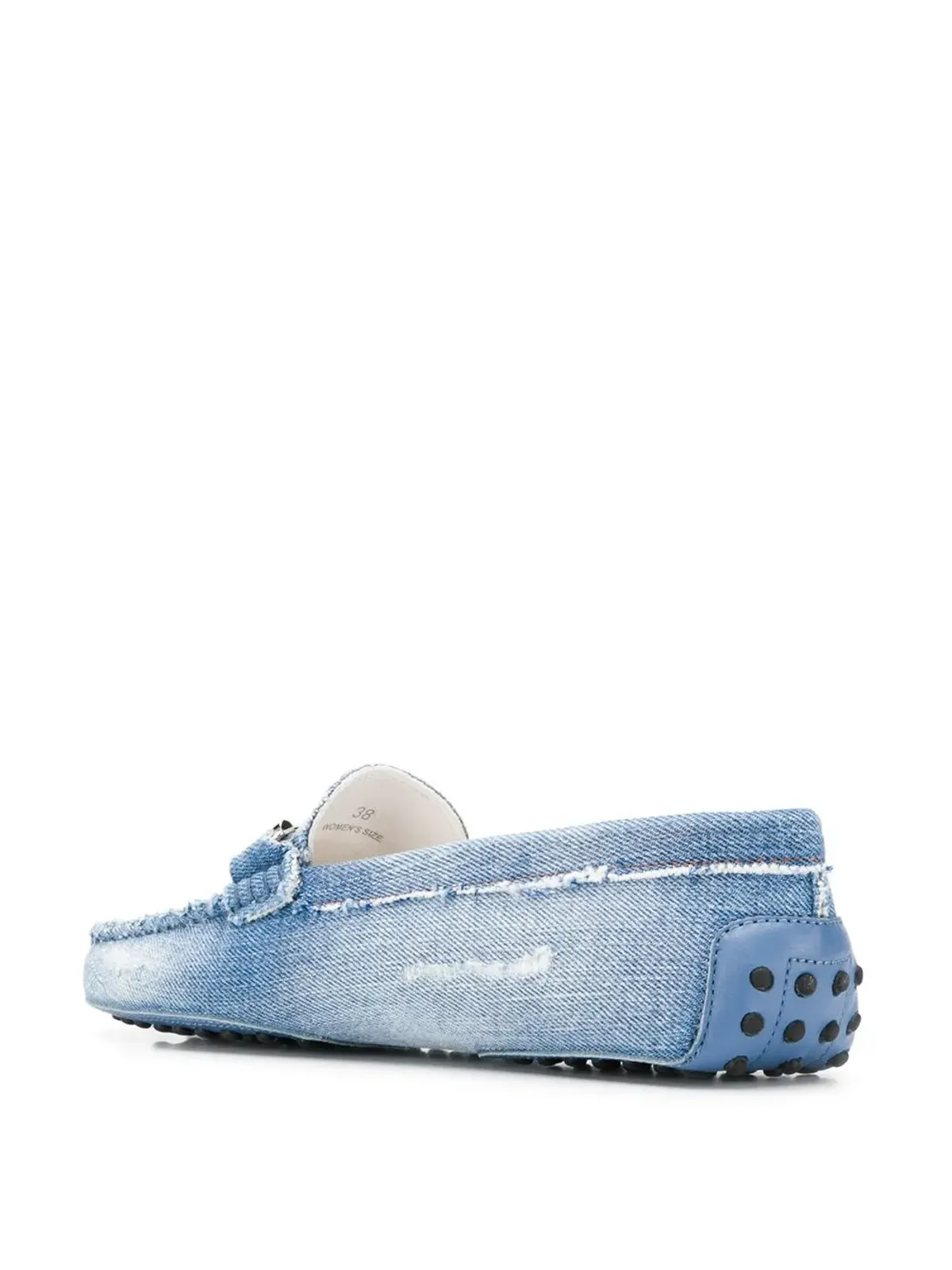 Tod's デニム加工 ローファー - ブルー - 画像3