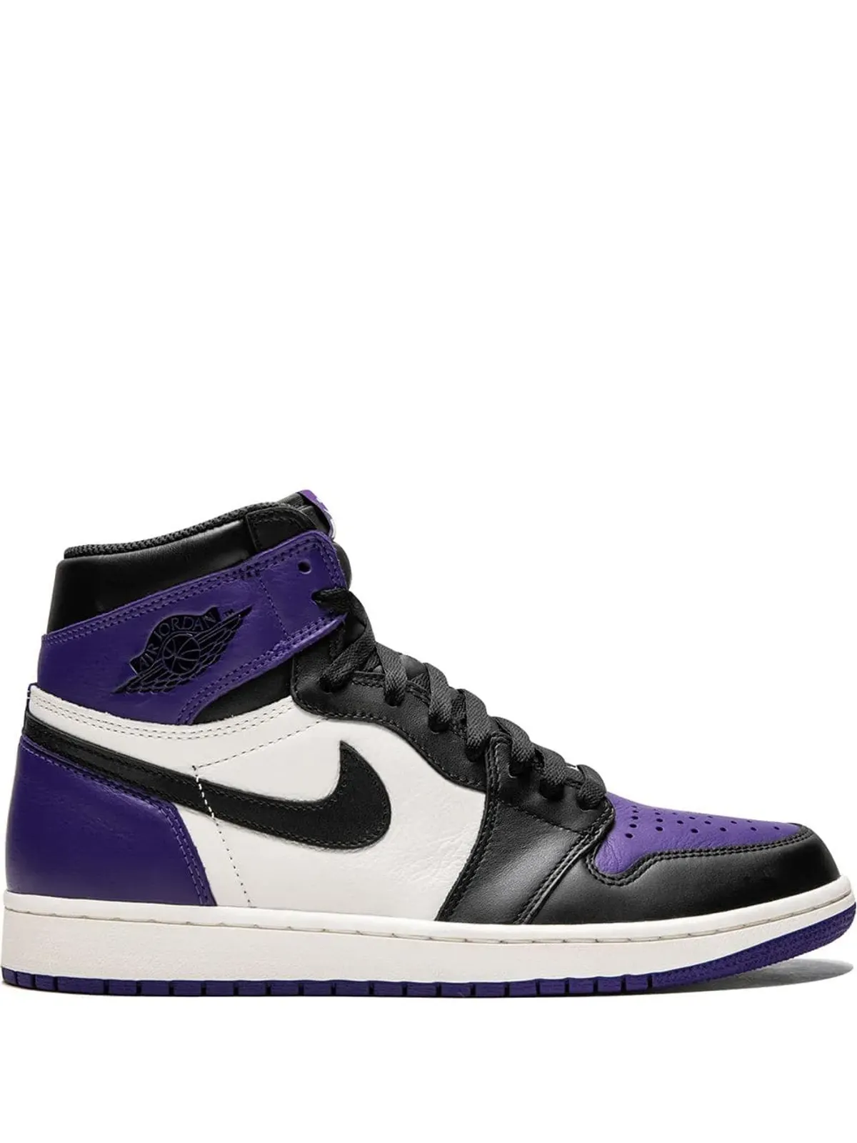 Jordan エアジョーダン 1 レトロ ハイ OG コートパープル スニーカー - 画像1