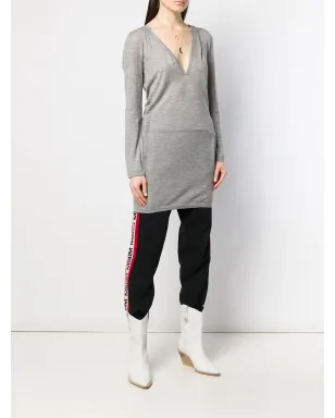 CHANEL Pre-Owned フード付きロングセーター - サムネイル3