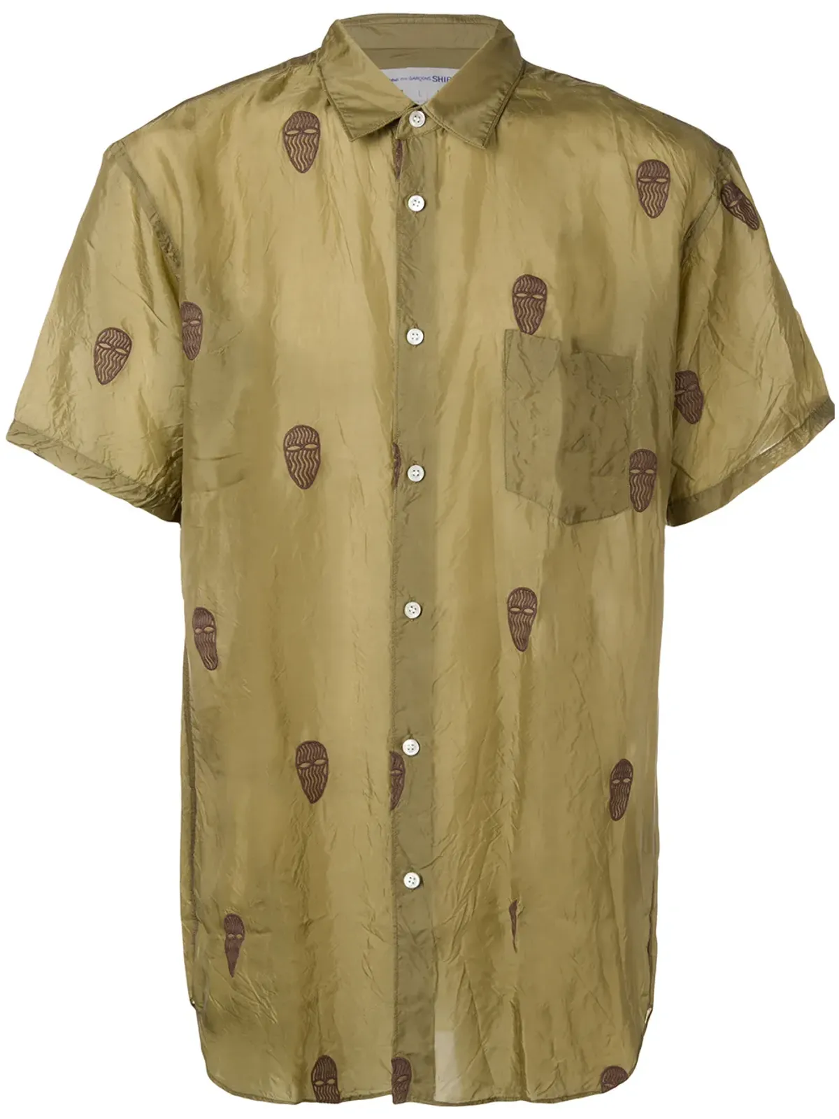 Comme Des Garçons Shirt マスクプリントシャツ - 画像1