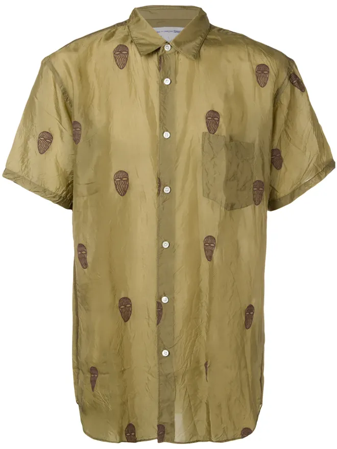 Comme des Garçons Shirt Comme Des Garçons Shirt マスクプリントシャツの商品画像