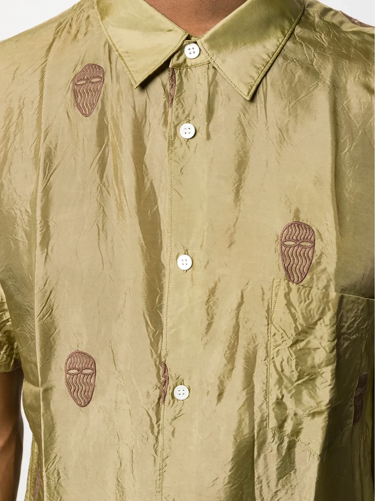 Comme Des Garçons Shirt マスクプリントシャツ - 画像5