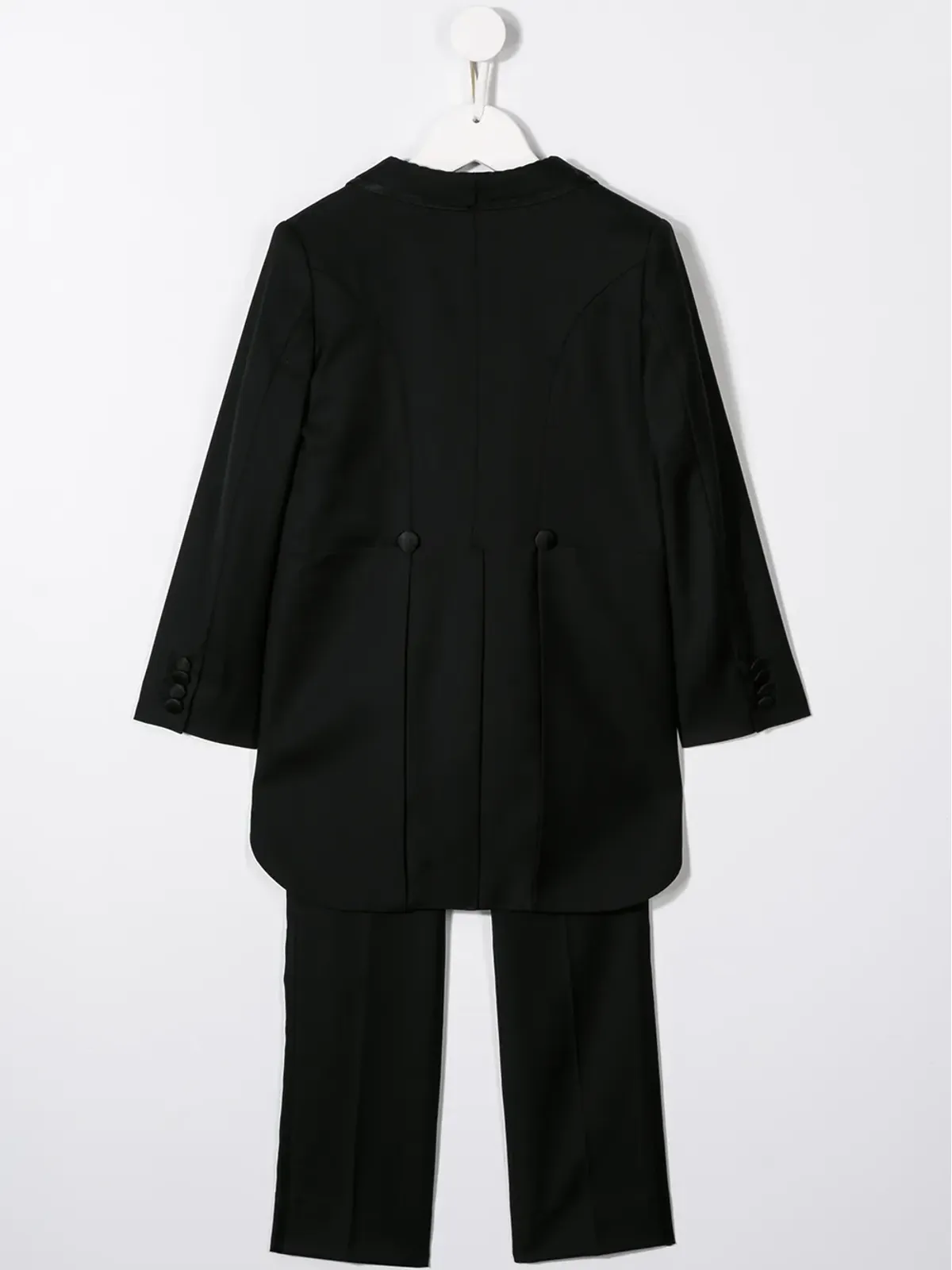 Dolce & Gabbana Kids シングルブレスト ストレッチウールスーツ - 画像2