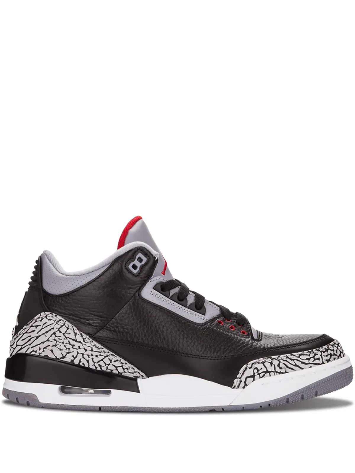 Jordan エアジョーダン 3 レトロ「ブラックセメント」スニーカー - 画像1