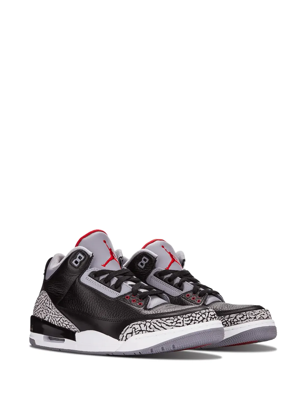 Jordan エアジョーダン 3 レトロ「ブラックセメント」スニーカー - 画像2