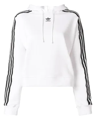 adidas クロップドフーディ - White - サムネイル1