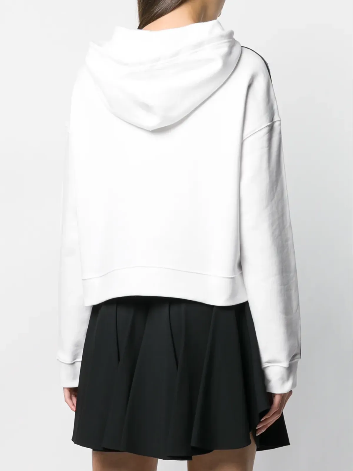 adidas クロップドフーディ - White - 画像4