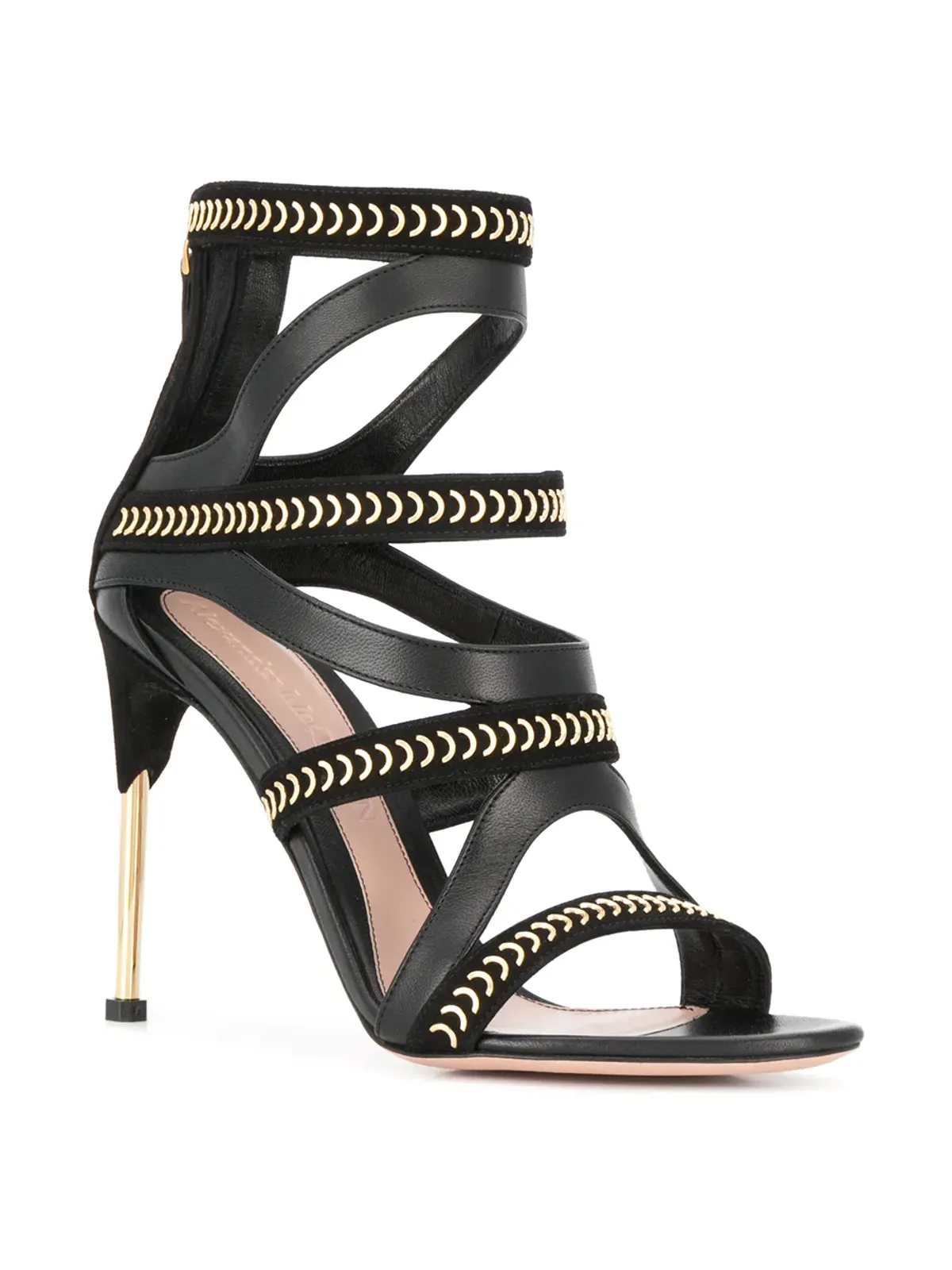 Alexander McQueen スタッズストラップサンダル - 画像2