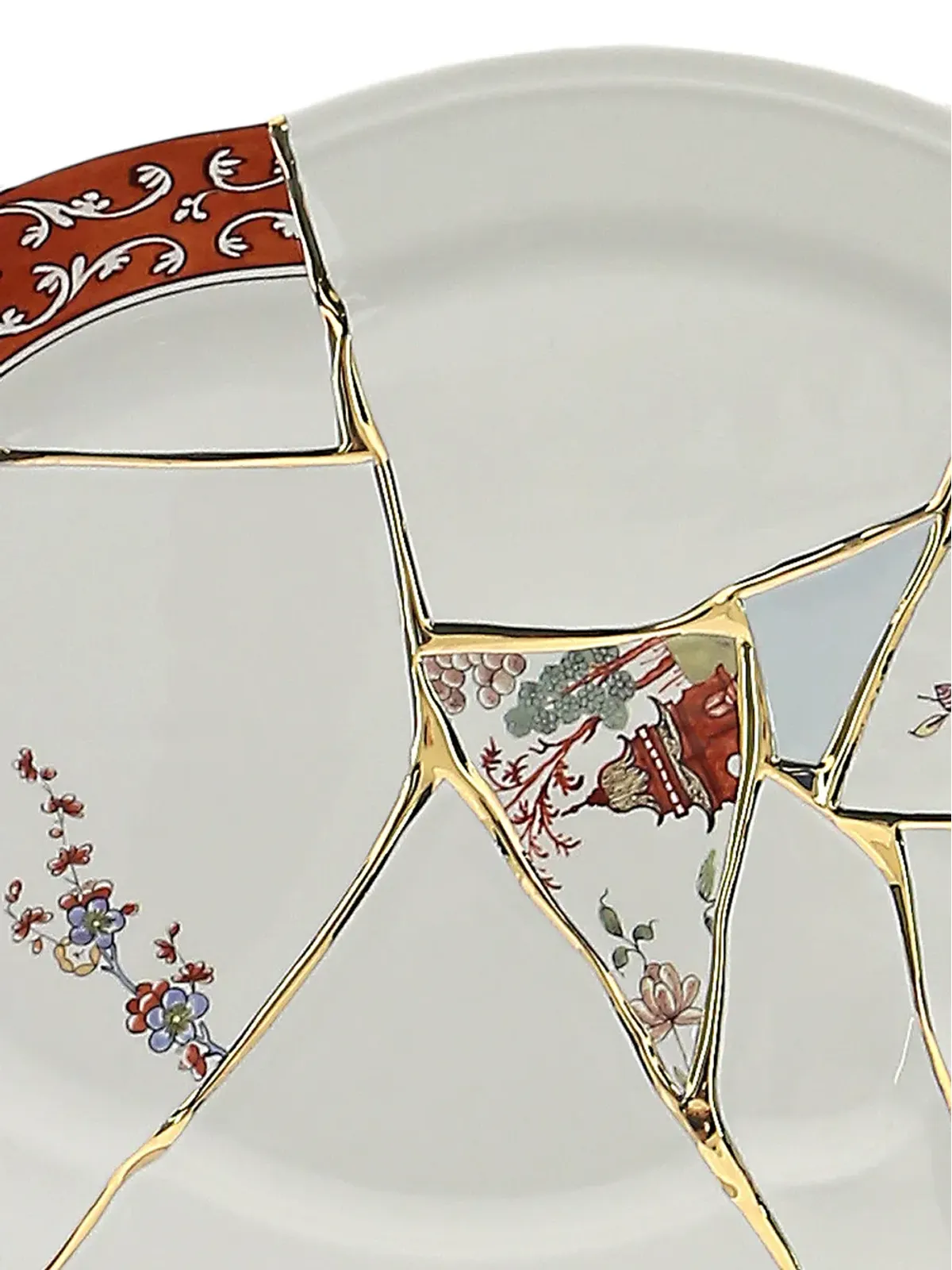 Seletti Kintsugi tray - White - 画像4