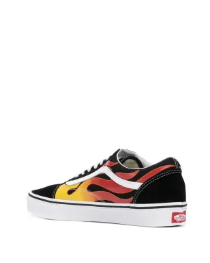 Vans flame Old Skool sneakers - Black - サムネイル3