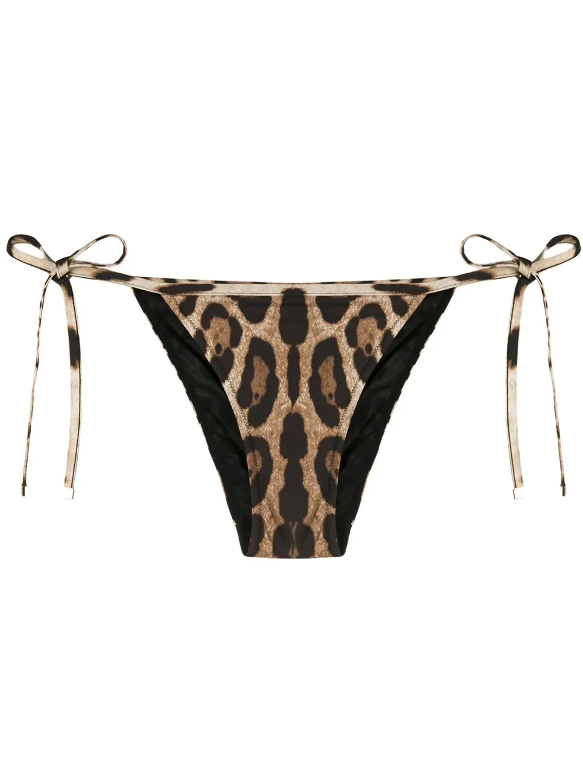 Dolce & Gabbana ヒョウ柄ビキニボトムス - ブラウン - 画像1
