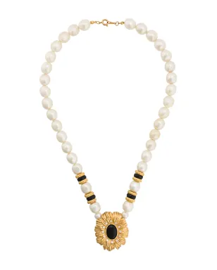 Susan Caplan Vintage 1980年代 Kenneth Jay Lane ネックレス - White - サムネイル1