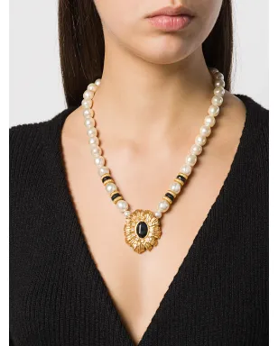 Susan Caplan Vintage 1980年代 Kenneth Jay Lane ネックレス - White - サムネイル2