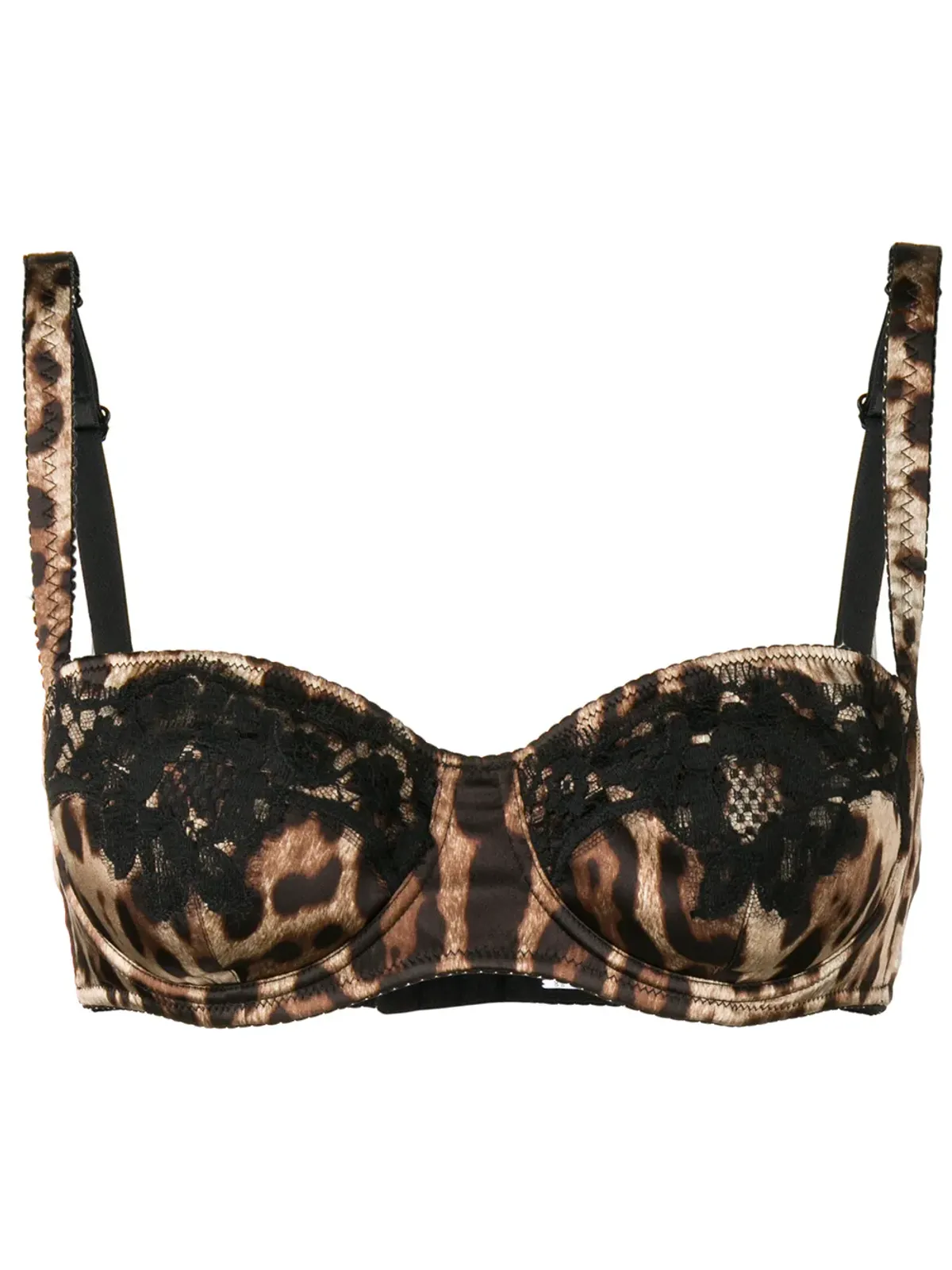 Dolce & Gabbana レオパード柄バルコネットブラ - 画像1