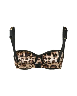 Dolce & Gabbana レオパード柄バルコネットブラ - サムネイル2