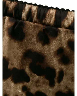 Dolce & Gabbana レオパード柄パジャマショーツ - サムネイル3