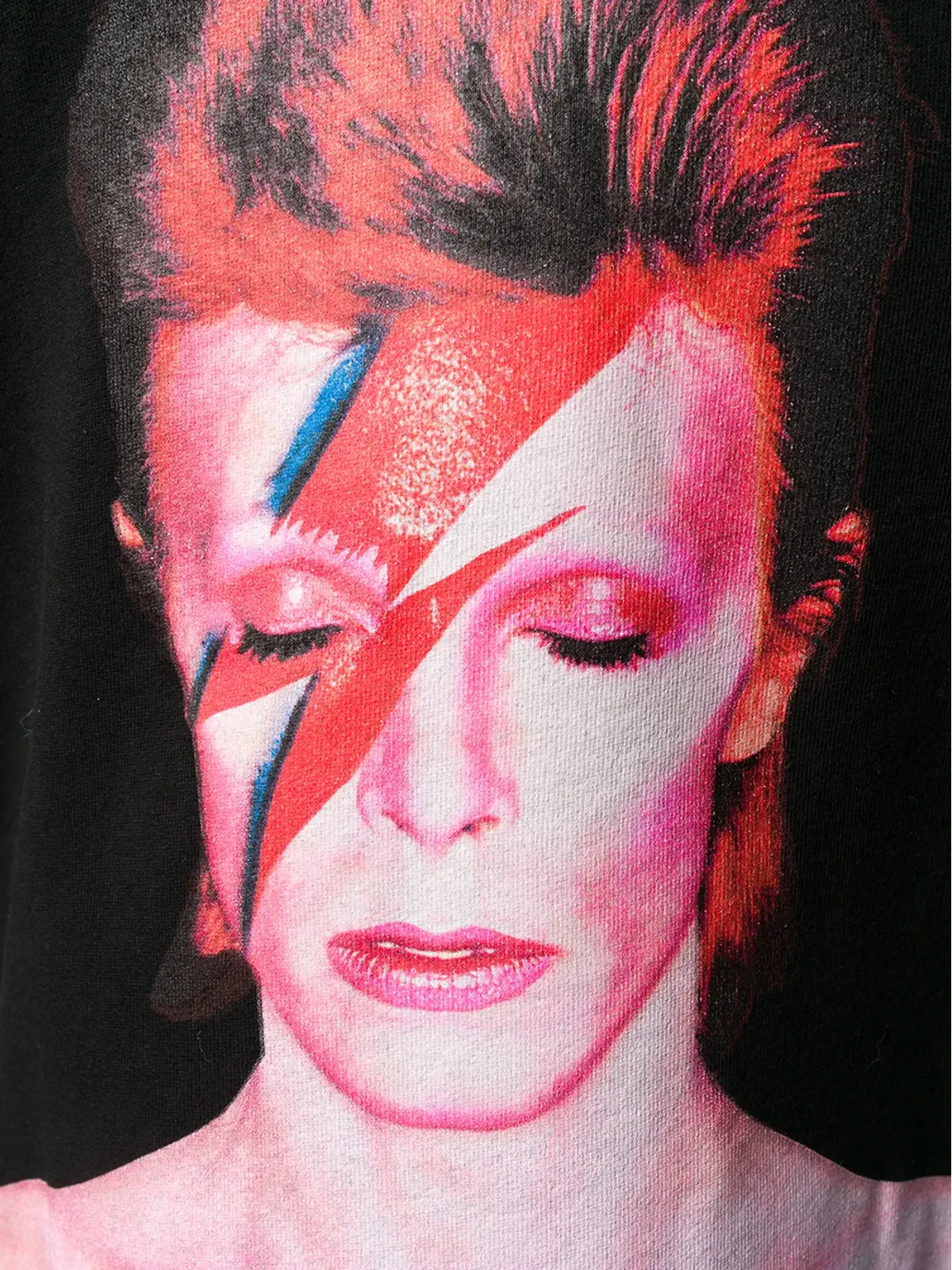 Ih Nom Uh Nit David Bowie プリント スウェットシャツ（ブラック） - 画像5