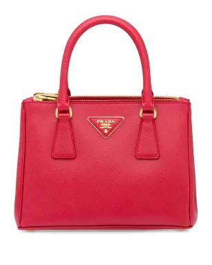 Prada ガレリア レザー トートバッグ レッド - サムネイル1