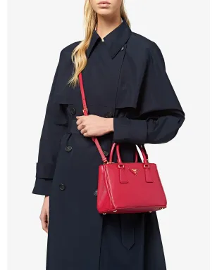 Prada ガレリア レザー トートバッグ レッド - サムネイル2