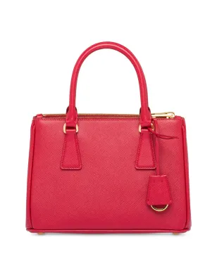 Prada ガレリア レザー トートバッグ レッド - サムネイル3