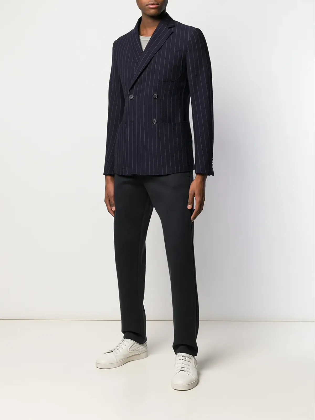 Giorgio Armani ストレートレッグパンツ - ブルー - 画像2