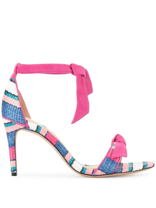 Alexandre Birman Alexandre Birman ストライプソールサンダル ピンクの商品画像