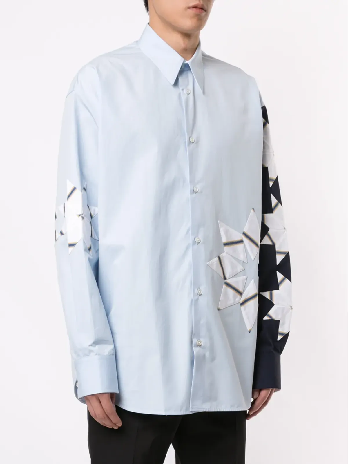 Calvin Klein コントラストスリーブシャツ - 画像3