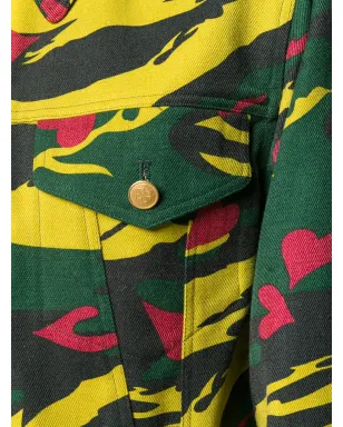 Jean Paul Gaultier Pre-Owned ハートカモフラージュ柄クロップドジャケット - サムネイル5