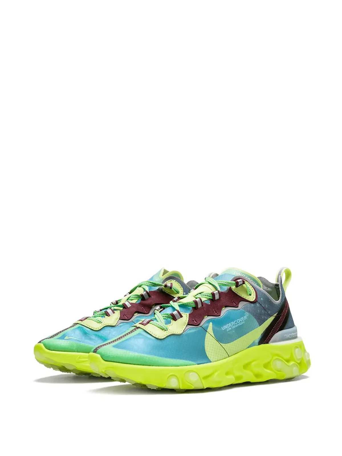Nike x Undercover React Element 87 Lakeside スニーカー - 画像2