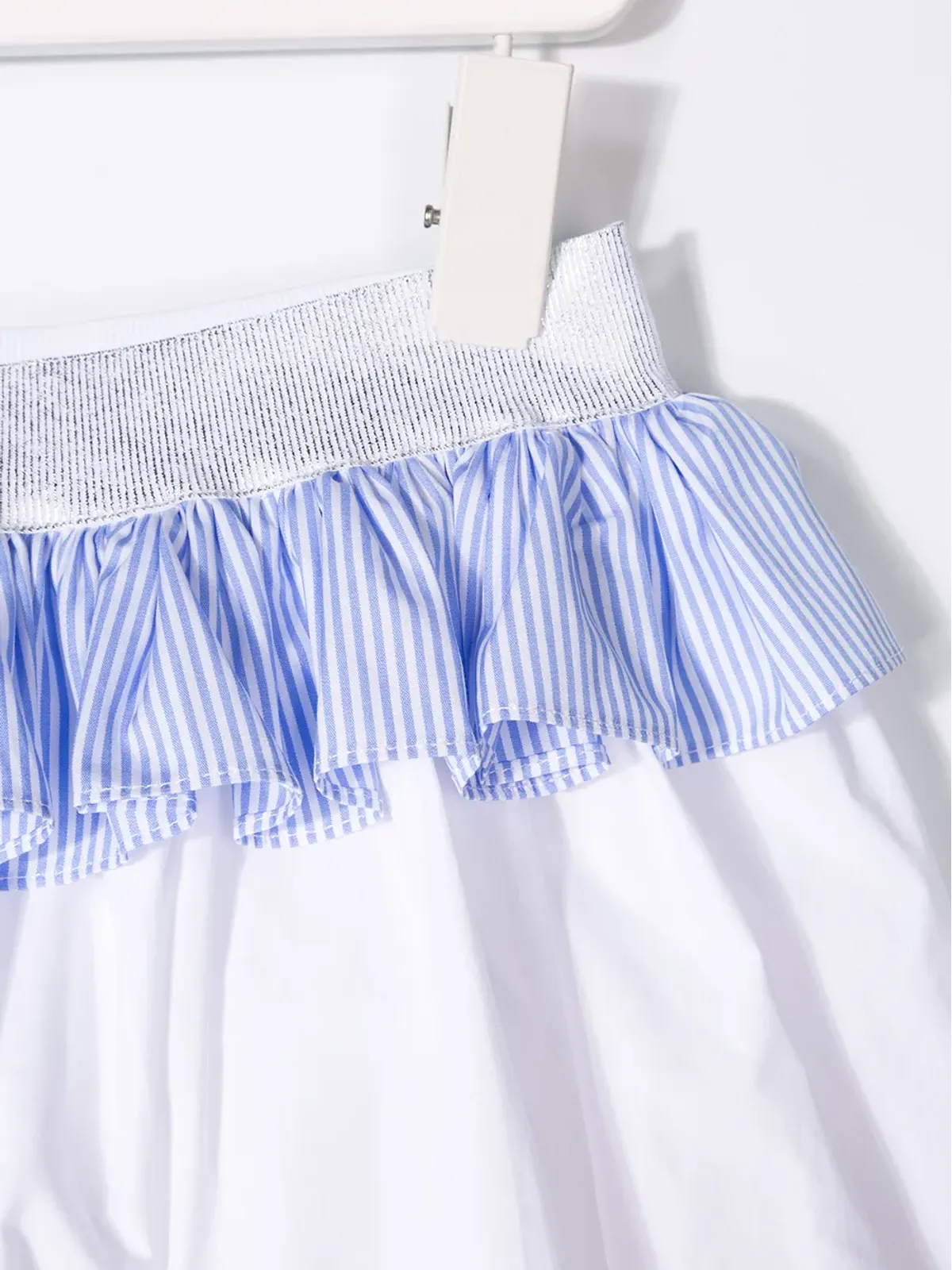 Simonetta パネル切替えラッフルスカート - 画像3
