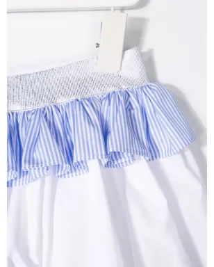 Simonetta パネル切替えラッフルスカート - サムネイル3