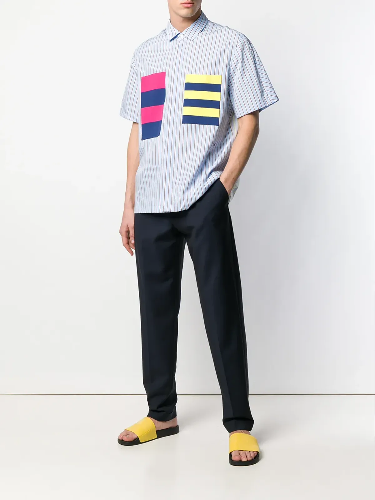 Tommy Hilfiger ツートーン テーラードパンツ - ブルー - 画像2