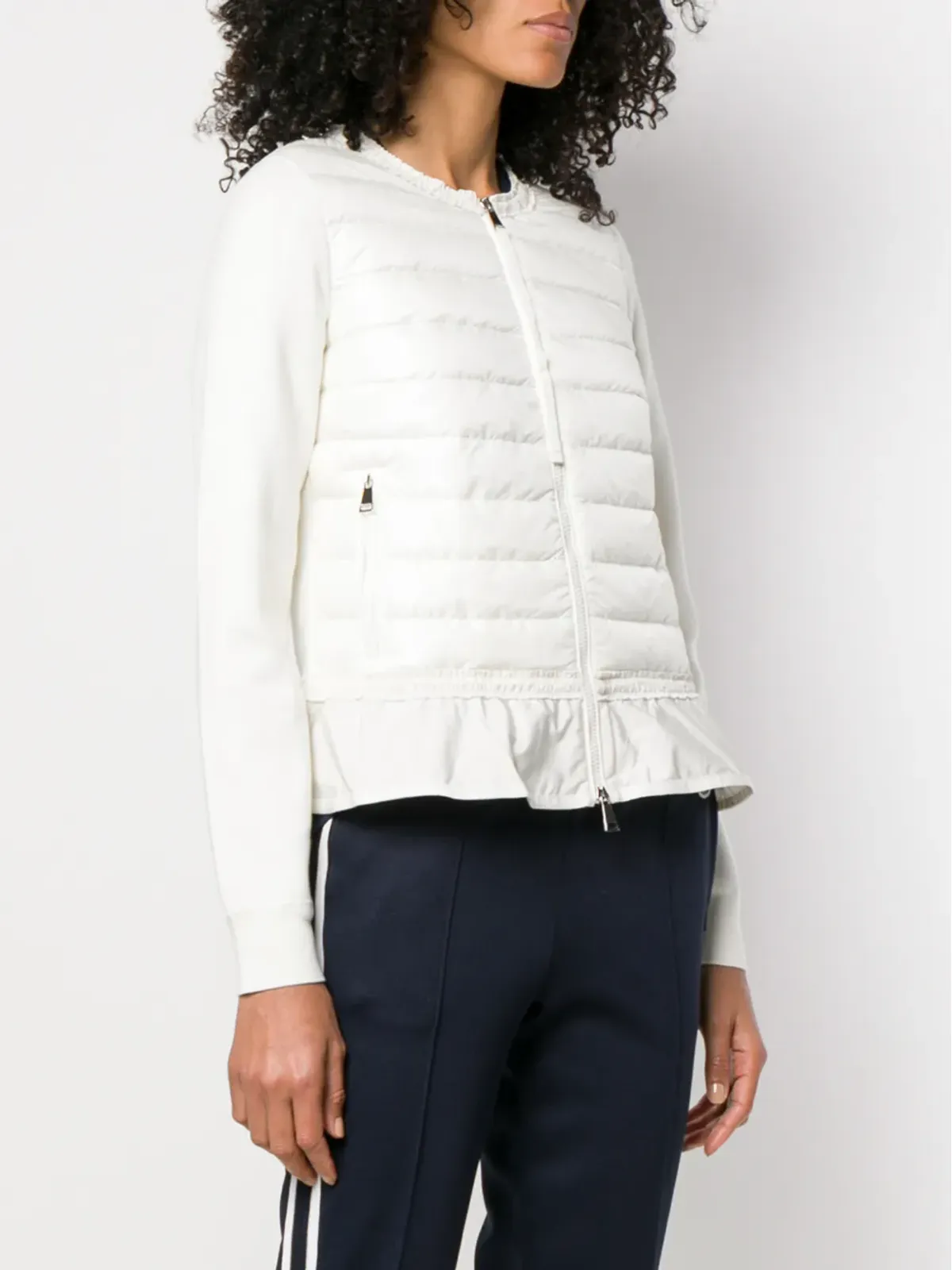 Moncler パッド入りフロントジャケット - White - 画像3