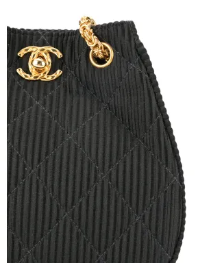 CHANEL Pre-Owned ターンロック・テクスチャードショルダーバッグ - サムネイル4