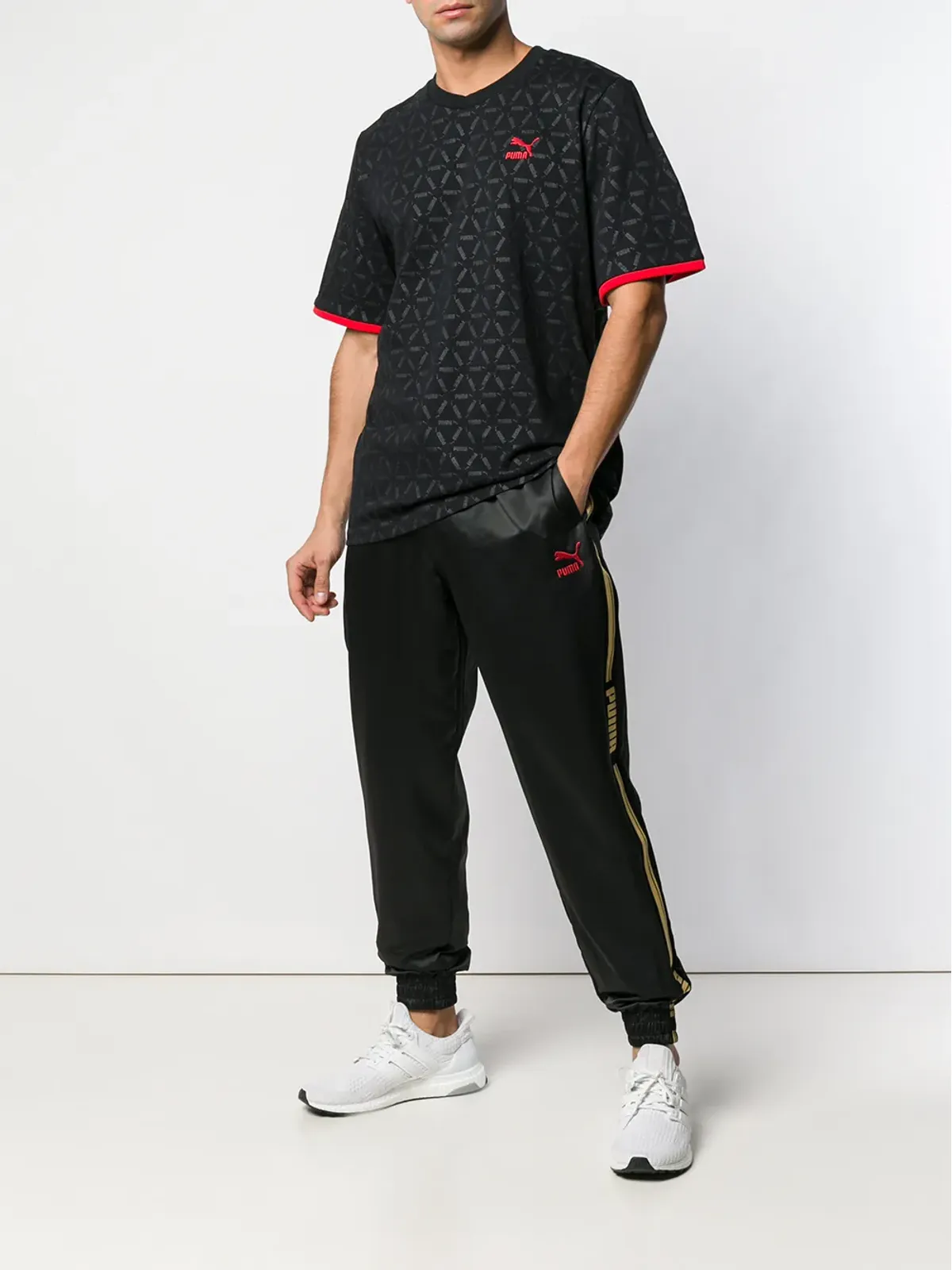 PUMA サイドストライプ トラックパンツ - 画像2